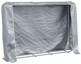 Tűzifa állvány esővédővel 200x25x150 cm Horganyzott acél