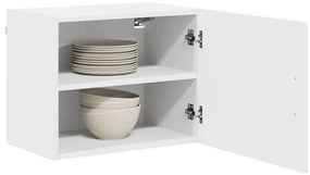 Fali konyhaszekrény Magas Fényű Fehér 50 x 31 x 40 cm Faanyag