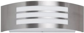 RÁBALUX 8410 ROMA Modern Kültéri Fali Lámpa Szatin Króm E27 IP44
