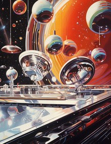 Poszter 50x65cm Gömb zenekar