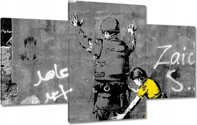 Festmények 100x60 Banksy kislány