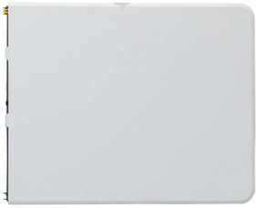 Autronic Kerti asztal, fém, műanyag, fehér, AZ-K1002 WT