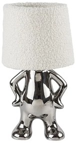 Rabalux 74216 - Asztali lámpa SMURFY 1xE14/40W/230V fényezett króm