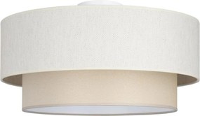 Mennyezeti lámpatest NATIA 1xE27/60W/230V átm. 45 cm krémszínű