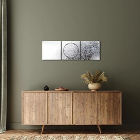 Kép - tél sikátor (órával) (90x30 cm)