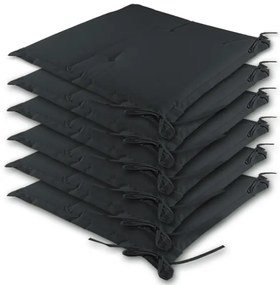 Detex® 6 db Boston párna 43x39x5cm - antracit