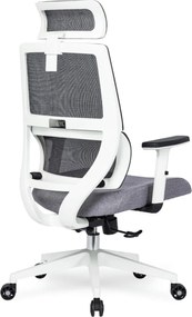 Forgószék ergonomikus kialakítással, szürke színben. NICKI