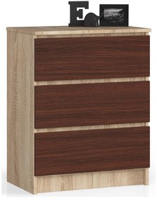 Komód Kalista II (szonoma tölgy + wenge). Akció -9%. 1069022