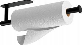 Konyhai Papírtörölköző Tartó Állvány Acél Fekete Matt Loft