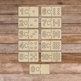 Montessori fa betét gyerekeknek - két részes DOMINO | SENTOP