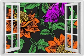 Poszterek 120x80 Virágok Levelek