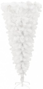 fehér fordított műkarácsonyfa állvánnyal 120 cm