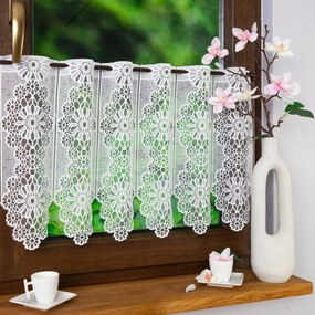 Irigység Jacquard Varrott Méret Fehér 300x60