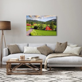 Vidéki kép (90x60 cm)