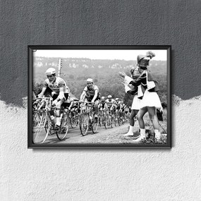Plakát poszter Plakát poszter Tour de France Photography Riders Pass Mallistions
