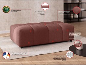 Terrakotta színű lábtartó Albane – Ropez