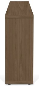 Barna könyvespolc diófa dekorral 150x83 cm Berlin – TemaHome