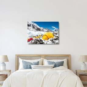 Kép - Kemping a hegyekben (70x50 cm)