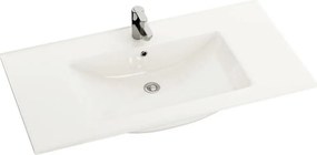 Beépíthető mosdó CHICAGO 91x46,5 cm kerámia/fehér