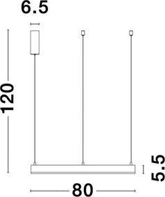 Függeszték Fehér NOVA LUCE 9190748