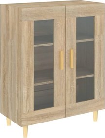 vidaXL sonoma tölgy színű szerelt fa tálalószekrény 69,5 x 34 x 90 cm
