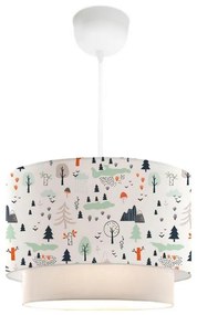 Gyermek csillár CANDY 1xE27/40W/230V fehér/többszínű