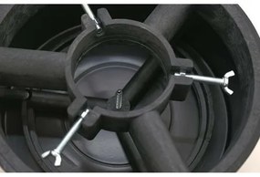 Karácsonyfa állvány 5 l, fekete