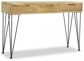 tömör tíkfa tálalóasztal 120 x 35 x 76 cm