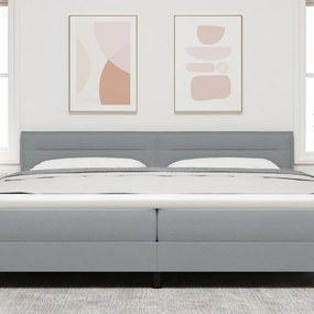 LED fejtámla világosszürke 200 cm szövet