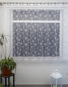 Mg Függöny 2034 Fehér 300x160cm Kész Szalaggal M