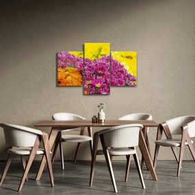 Rózsaszín virág képe (90x60 cm)