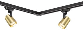 Spotlámpa sínrendszerrel VOLF 4xGU10/10W/230V arany/fekete