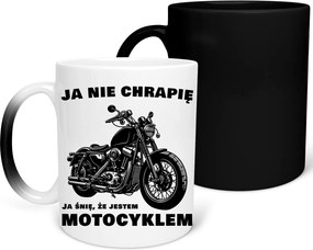 Mágikus Bögre Motorosoknak Én Nem Horkolok Születésnap Karácsony csomagolás