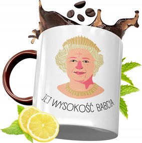 Bordó Bögre Nagymamáknak Születésnapi Ajándék fényképes nyomtatással