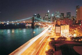 Fotótapéta - Brooklyn-híd New York-ban (152,5x104 cm)