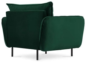 Sötétzöld bársony fotel Vienna – Cosmopolitan Design