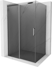 Mexen Omega zuhanykabin 110x70cm, 8mm üveg, króm profil-szürke üveg, 825-110-070-01-40
