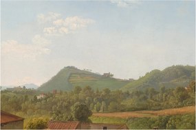 Kép - Simon Denis,  View Near Naples, reprodukciók (90x60 cm)