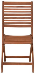 Natúr színű tömörfa kerti szék szett 2 db-os Savannah – Garden Pleasure