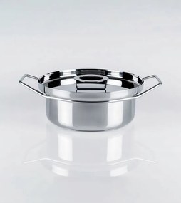 Rozsdamentes acél serpenyő Ø30 cm gáz, indukciós, kerámia, sütő