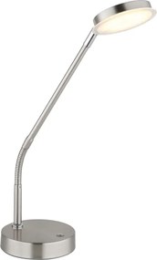 Globo 58504TN - SILVIO LED dimmelhető, érintésvezérlésű asztali lámpa, LED/6,5W/230V, matt króm