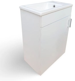 Viva STYLE NIKA - fali függesztett - fürdőszobabútor ALVIT 1131 porcelán mosdóval 42 x 24 cm