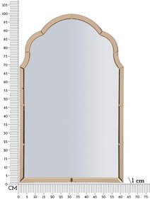 Tanger fali tükör rózsaszín 62x1x100 (belső tükör mérete 55x94)cm