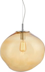 KASPA 10418115 AVIA Glamour Függesztett Lámpa Króm, Narancs E27 IP20