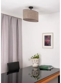 Duolla - Felületre szerelhető csillár OVAL 1xE27/15W/230V barna