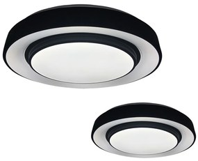 MILAGRO ML6406 NAOMI Kerek Mennyezeti Lámpa Fekete LED IP20