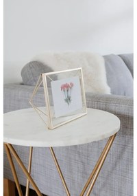 Aranyszínű fém álló-fali képkeret 15x20 cm Prisma – Umbra