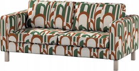 Karlstad 2 személyes kinyitható kanapé huzat Ikea zöld