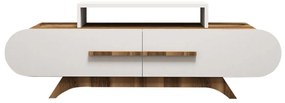 Rose Walnut White TV-asztal