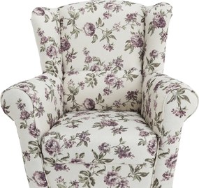 Füles fotel, szövet rose 18, CHARLOT